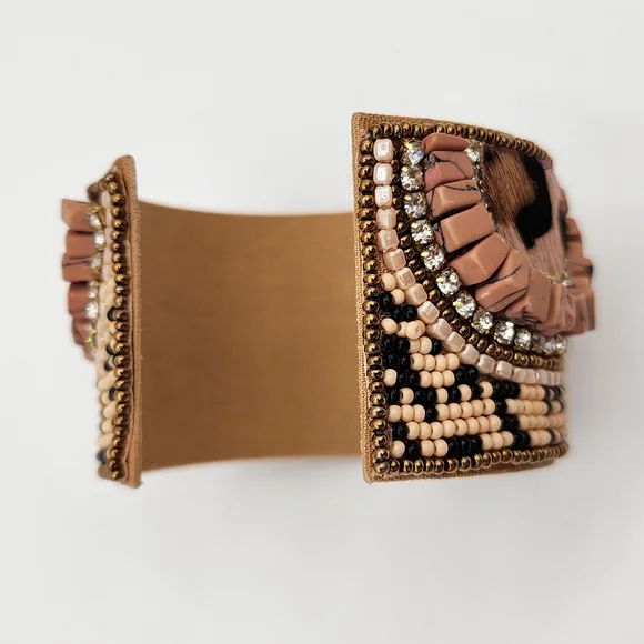 Beaded Cuff Bracelet NWOT - Picture 6 of 6